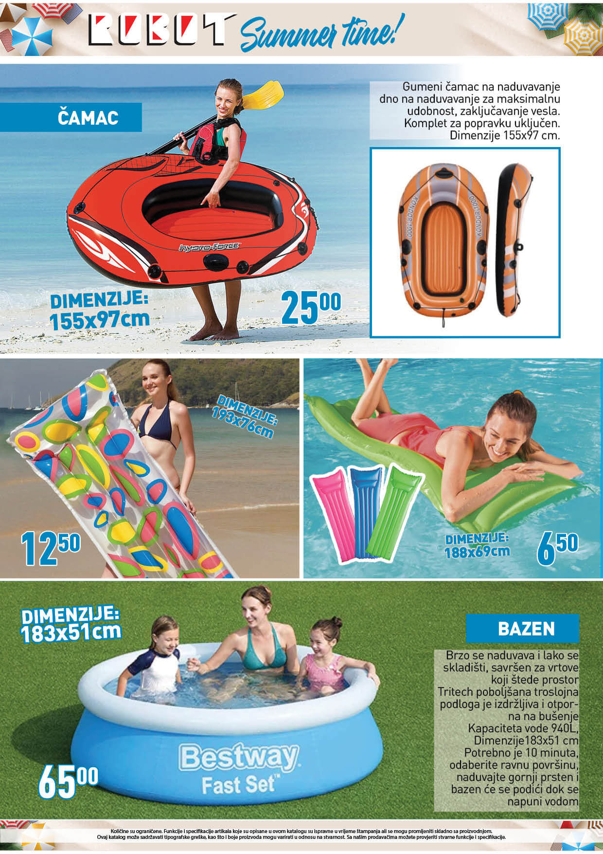 ROBOT Katalog Ponuda za ljeto JUN 2022 snizenje bazena i opreme za ljeto 4
