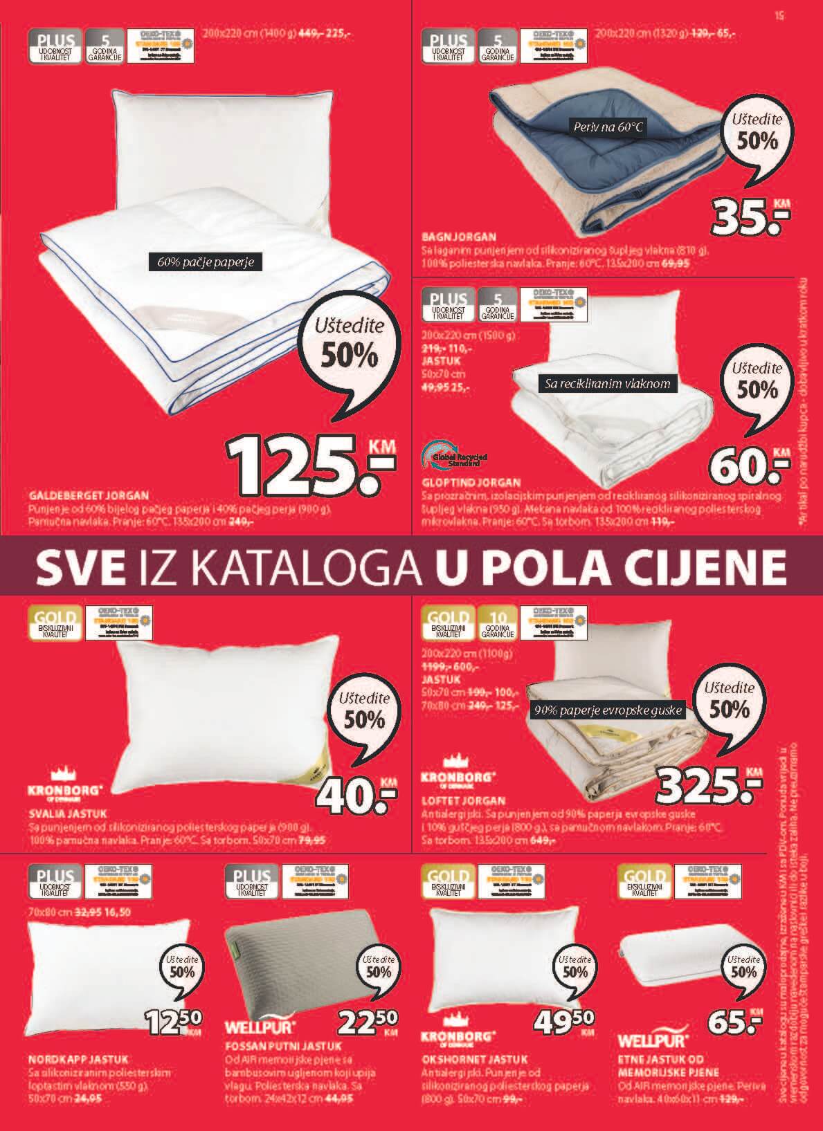 JYSK Katalog BiH AVGUST 2022 SVE u POLA cijene do 24.8.2022. Page 16