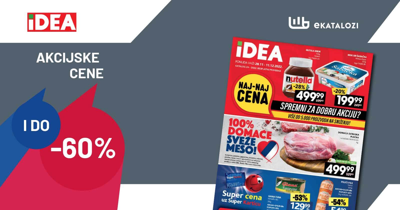 IDEA katalog naj naj cena SUPER CENE od 28.11. do 11.12.2022 1