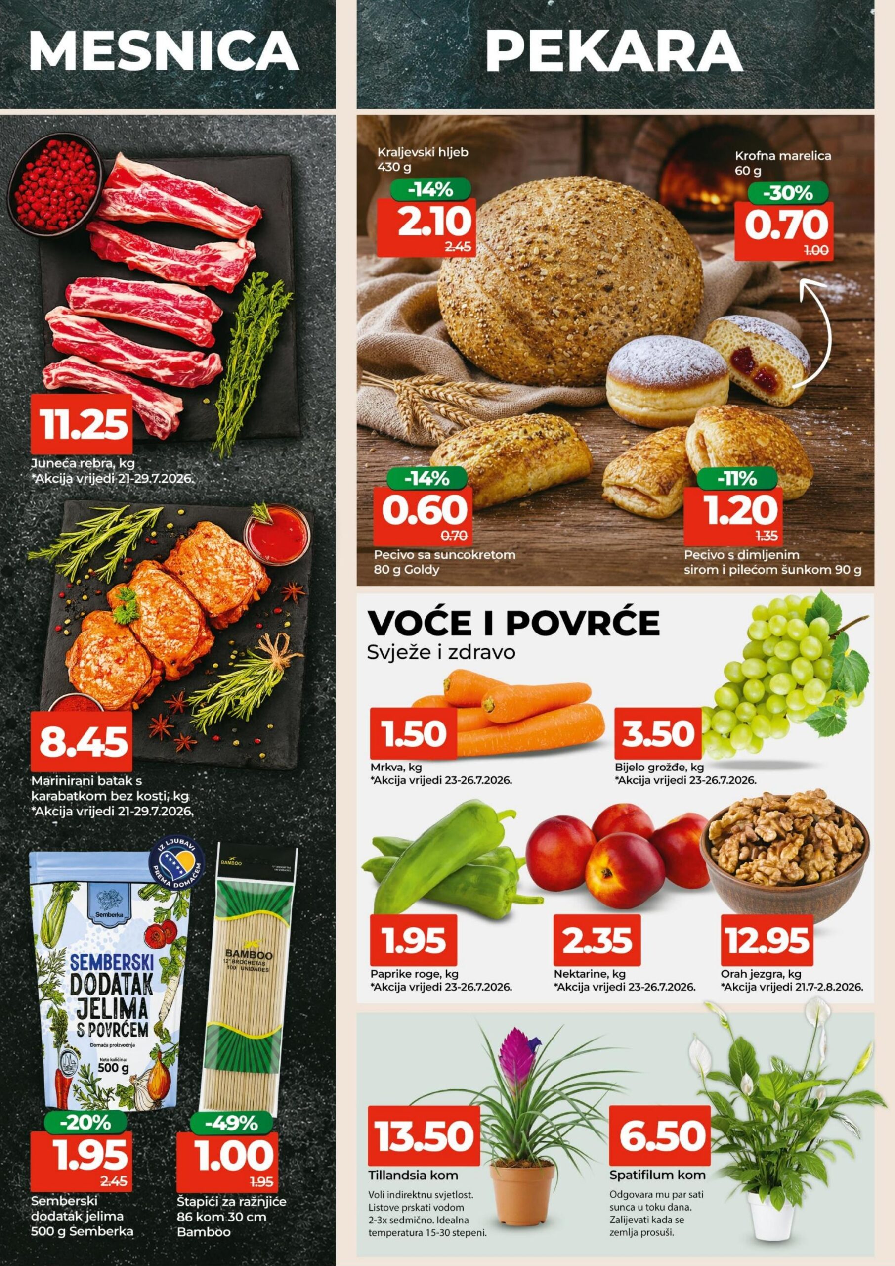Bingo katalog akcija strana 2 – važi od 21.7. do 2.8.2026.