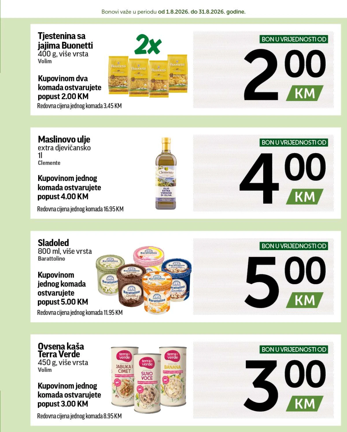 Crvena jabuka katalog akcija strana 3 – važi od 1.8. do 31.8.2026.