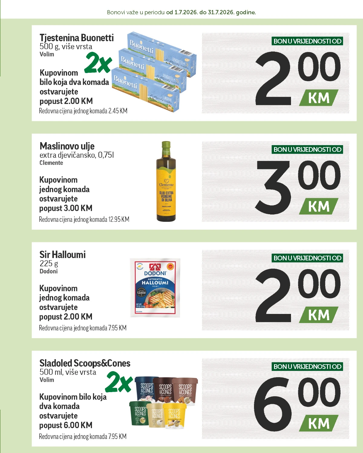 Crvena jabuka katalog akcija strana 3 – važi od 1.7. do 31.7.2026.