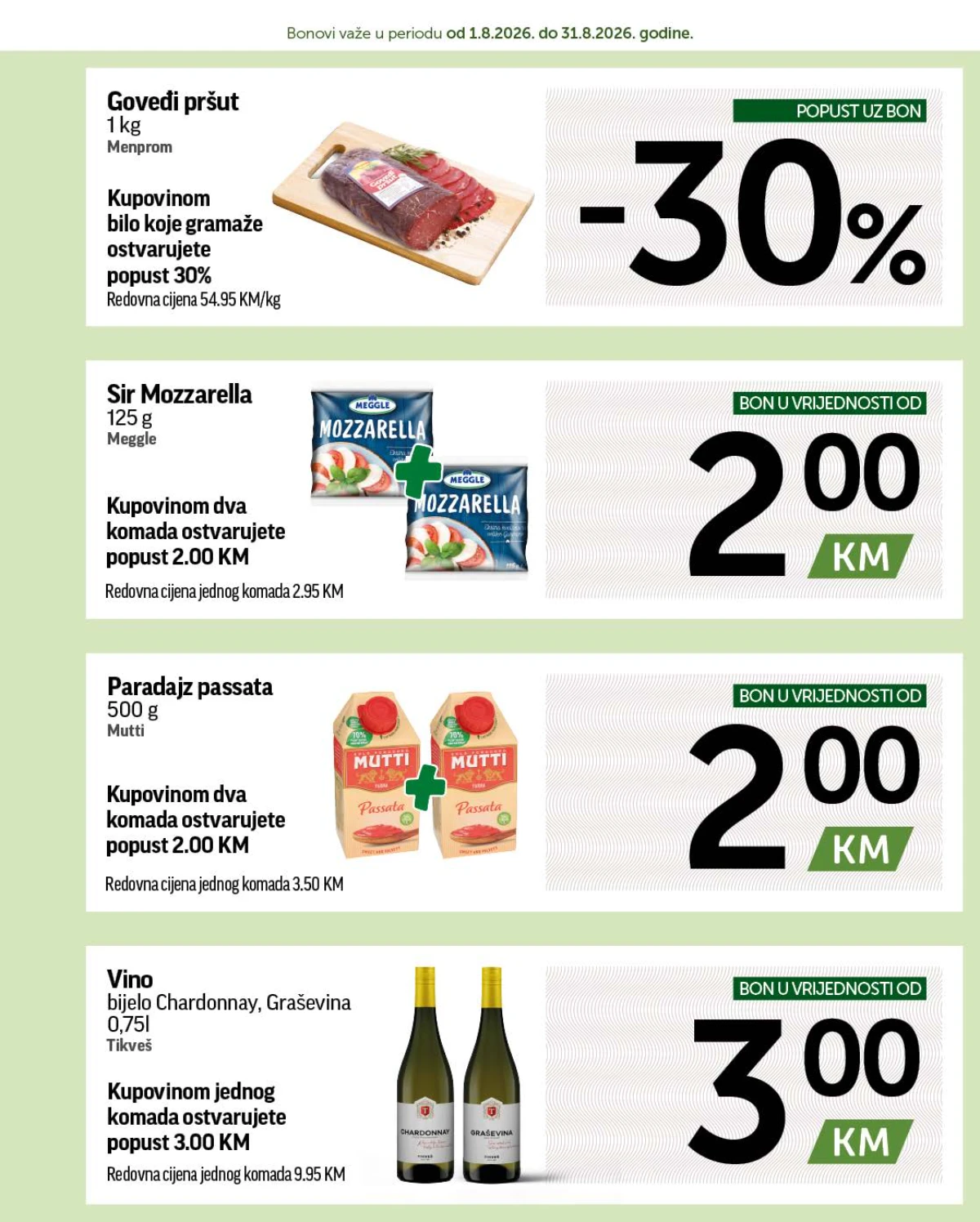Crvena jabuka katalog akcija strana 4 – važi od 1.8. do 31.8.2026.