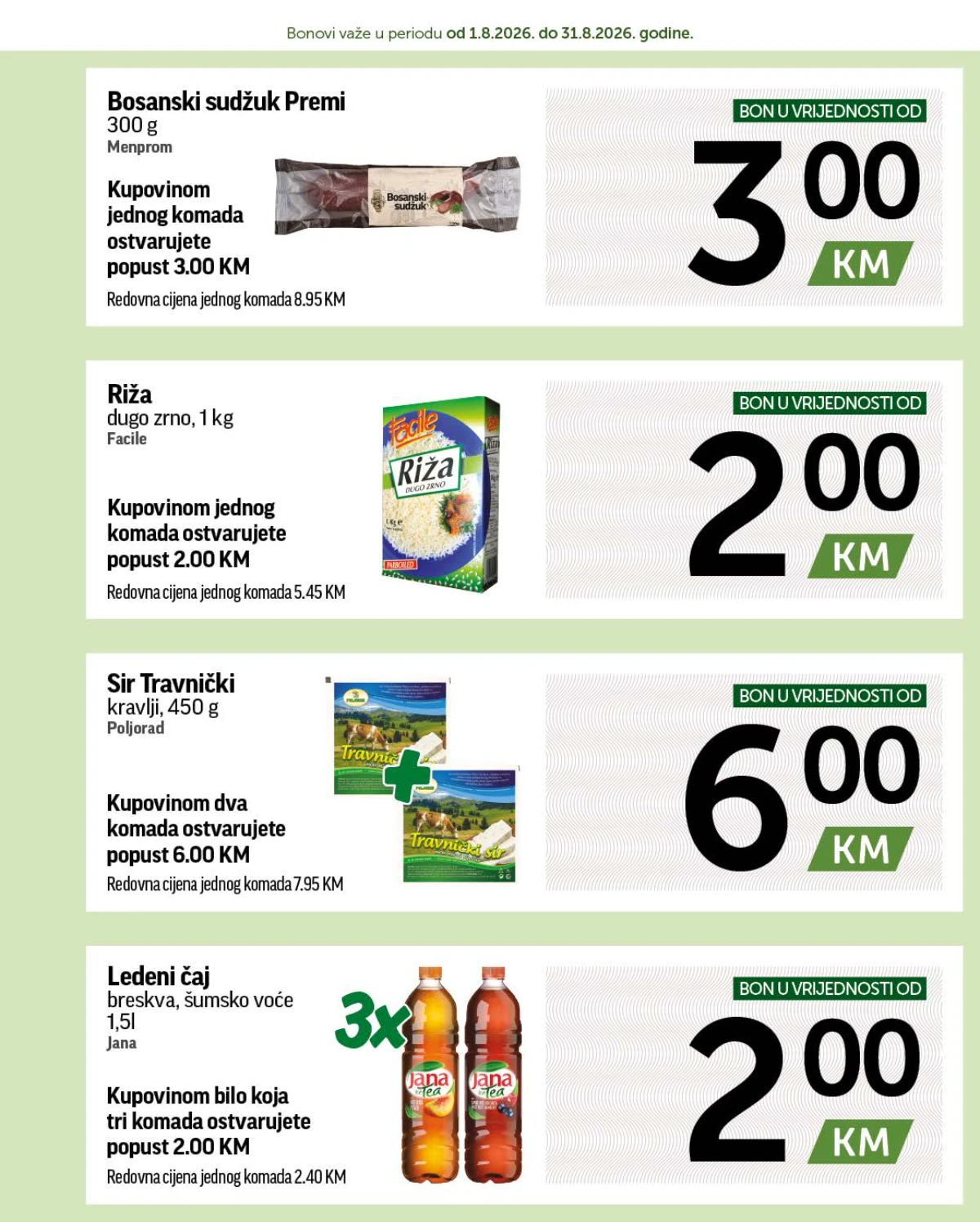 Crvena jabuka katalog akcija strana 5 – važi od 1.8. do 31.8.2026.