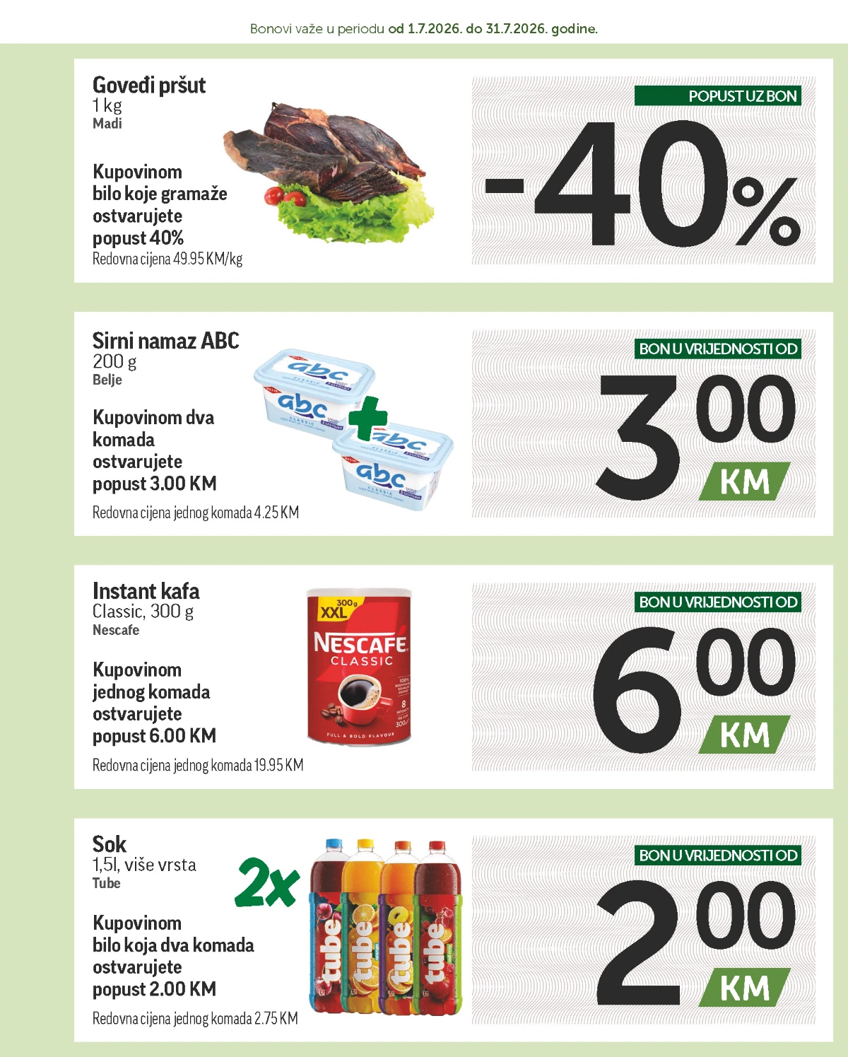 Crvena jabuka katalog akcija strana 5 – važi od 1.7. do 31.7.2026.