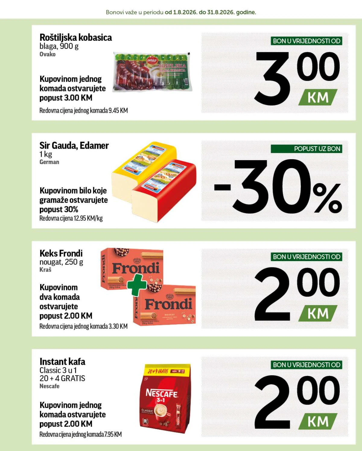 Crvena jabuka katalog akcija strana 8 – važi od 1.8. do 31.8.2026.