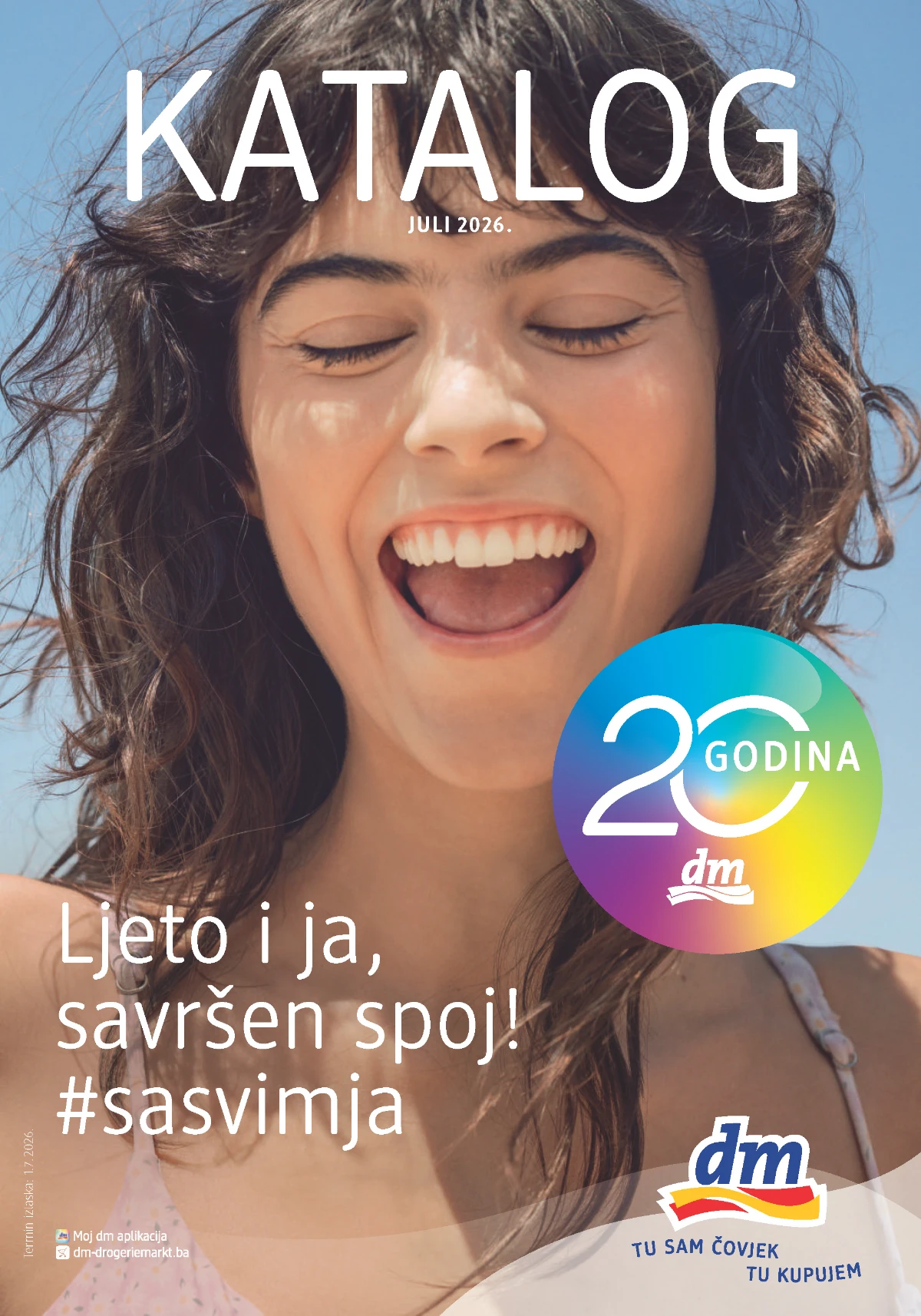 dm katalog akcija strana 1 – važi od 1.7. do 14.7.2026.