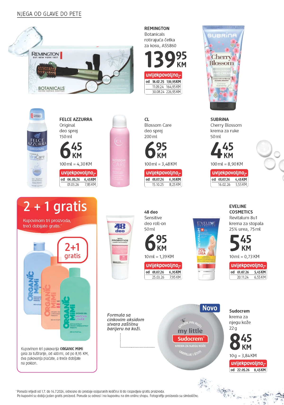 dm katalog akcija strana 10 – važi od 1.7. do 14.7.2026.