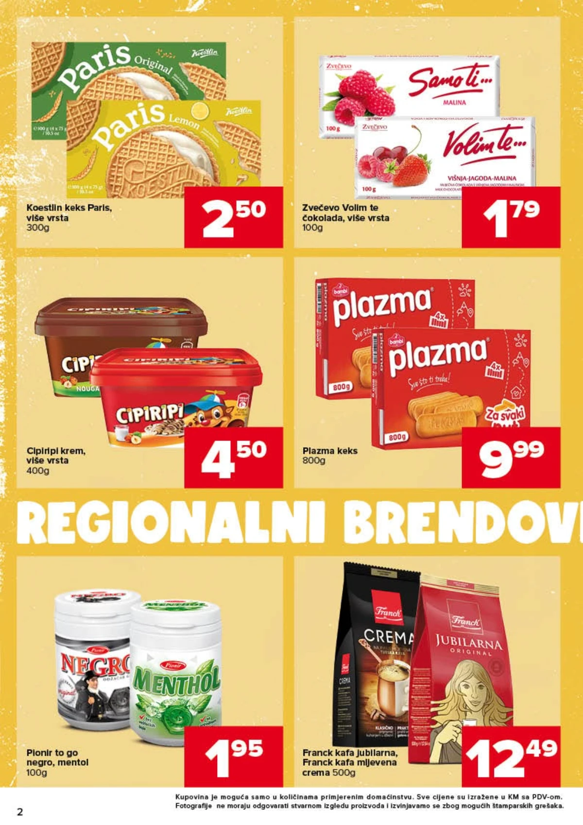 Đurić katalog akcija strana 2 – važi od 30.7. do 12.8.2026.
