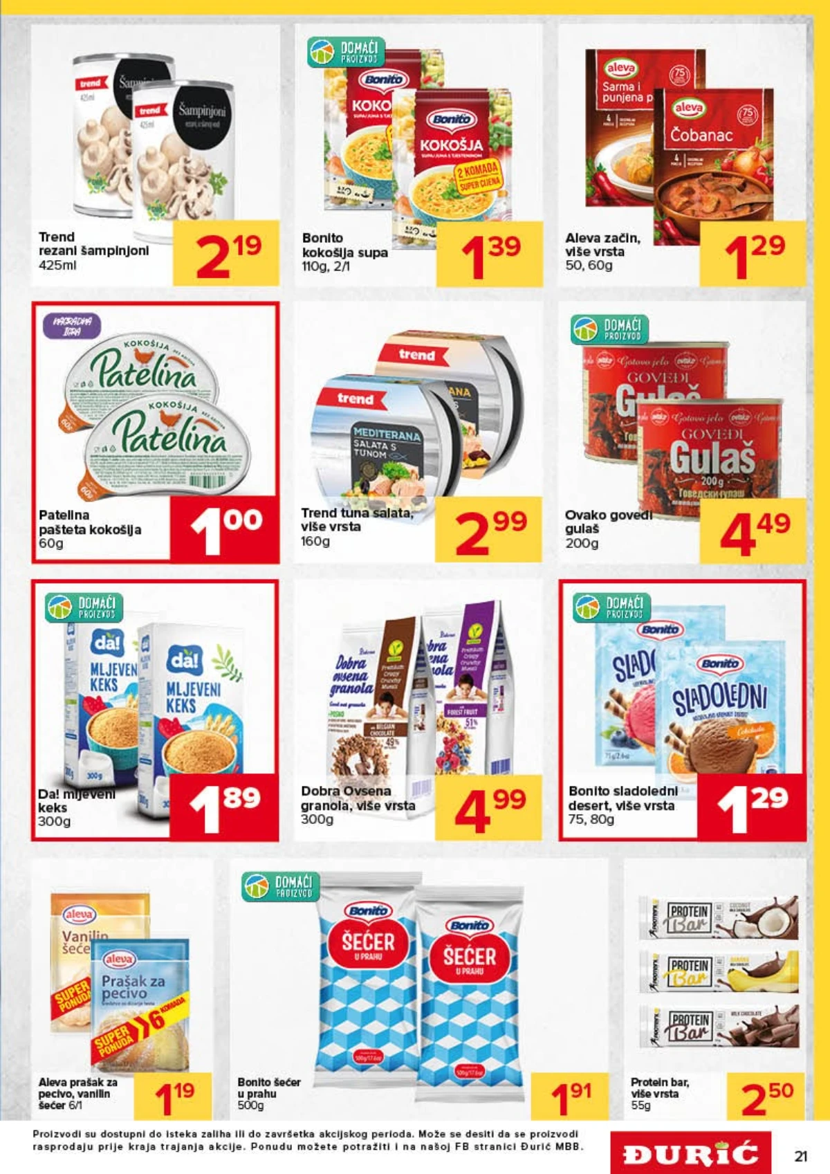 Đurić katalog akcija strana 21 – važi od 30.7. do 12.8.2026.