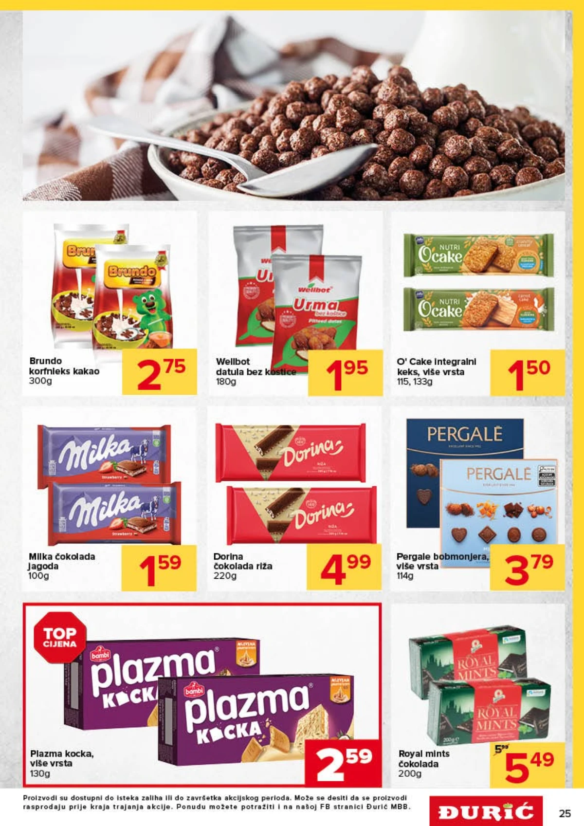 Đurić katalog akcija strana 25 – važi od 30.7. do 12.8.2026.