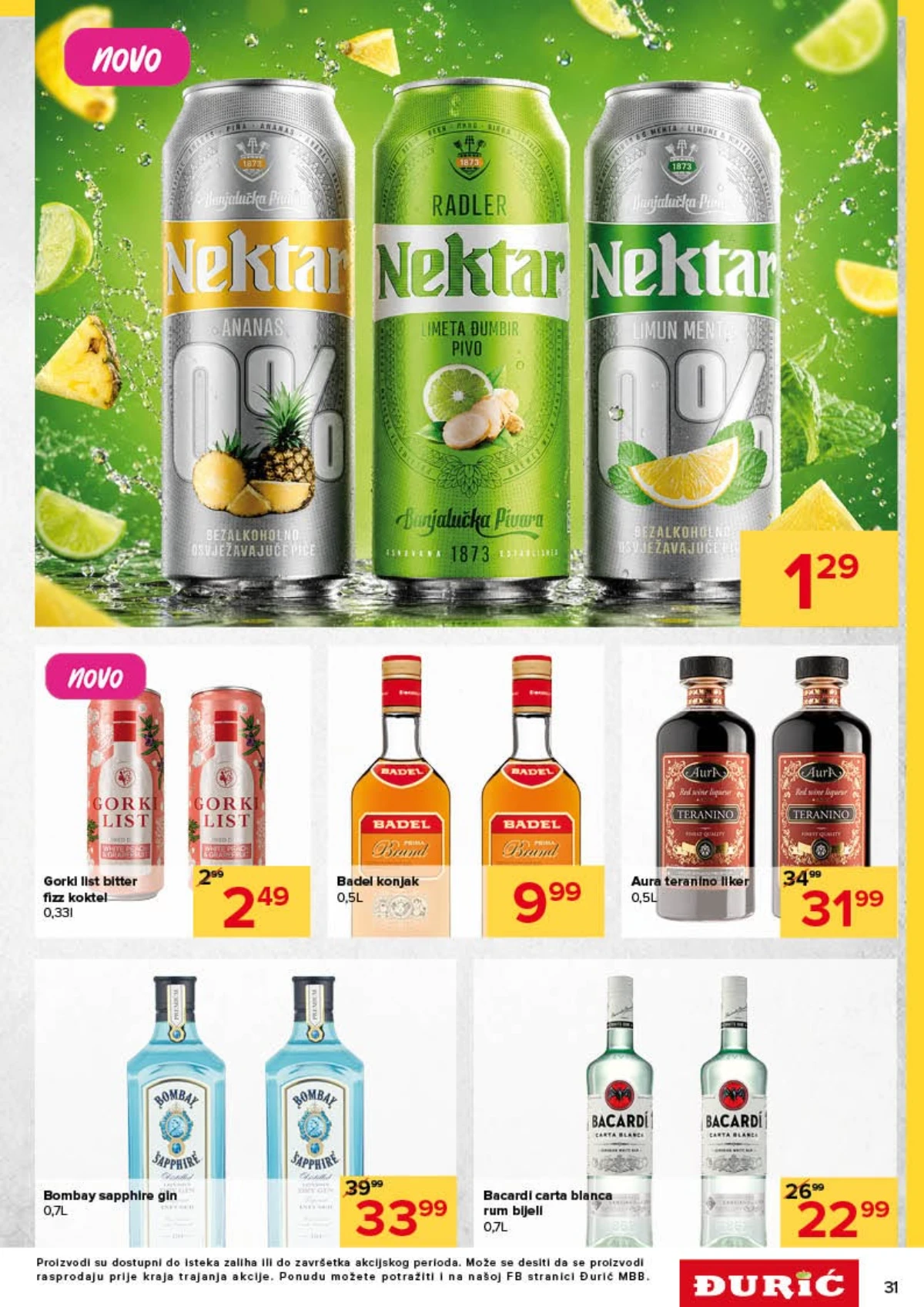 Đurić katalog akcija strana 31 – važi od 30.7. do 12.8.2026.