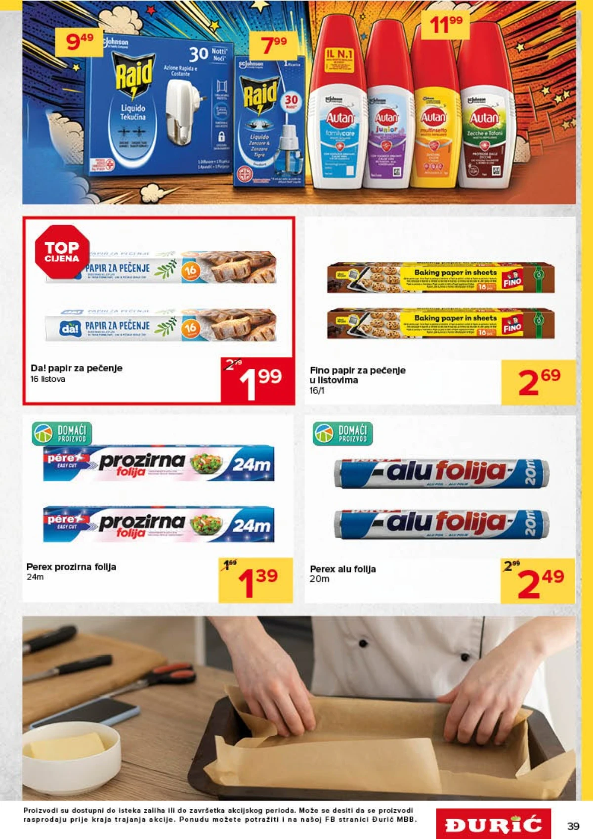 Đurić katalog akcija strana 39 – važi od 30.7. do 12.8.2026.