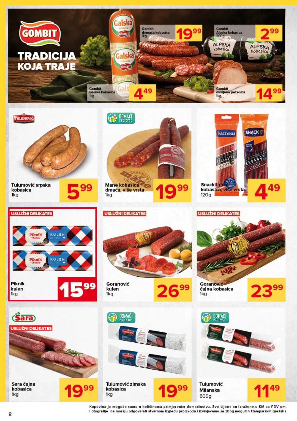 Đurić katalog akcija strana 8 – važi od 30.7. do 12.8.2026.