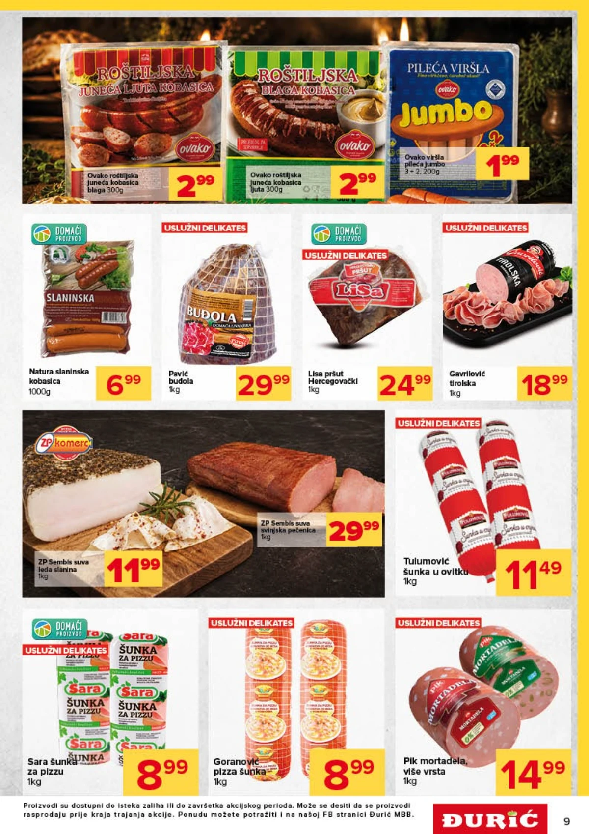 Đurić katalog akcija strana 9 – važi od 30.7. do 12.8.2026.