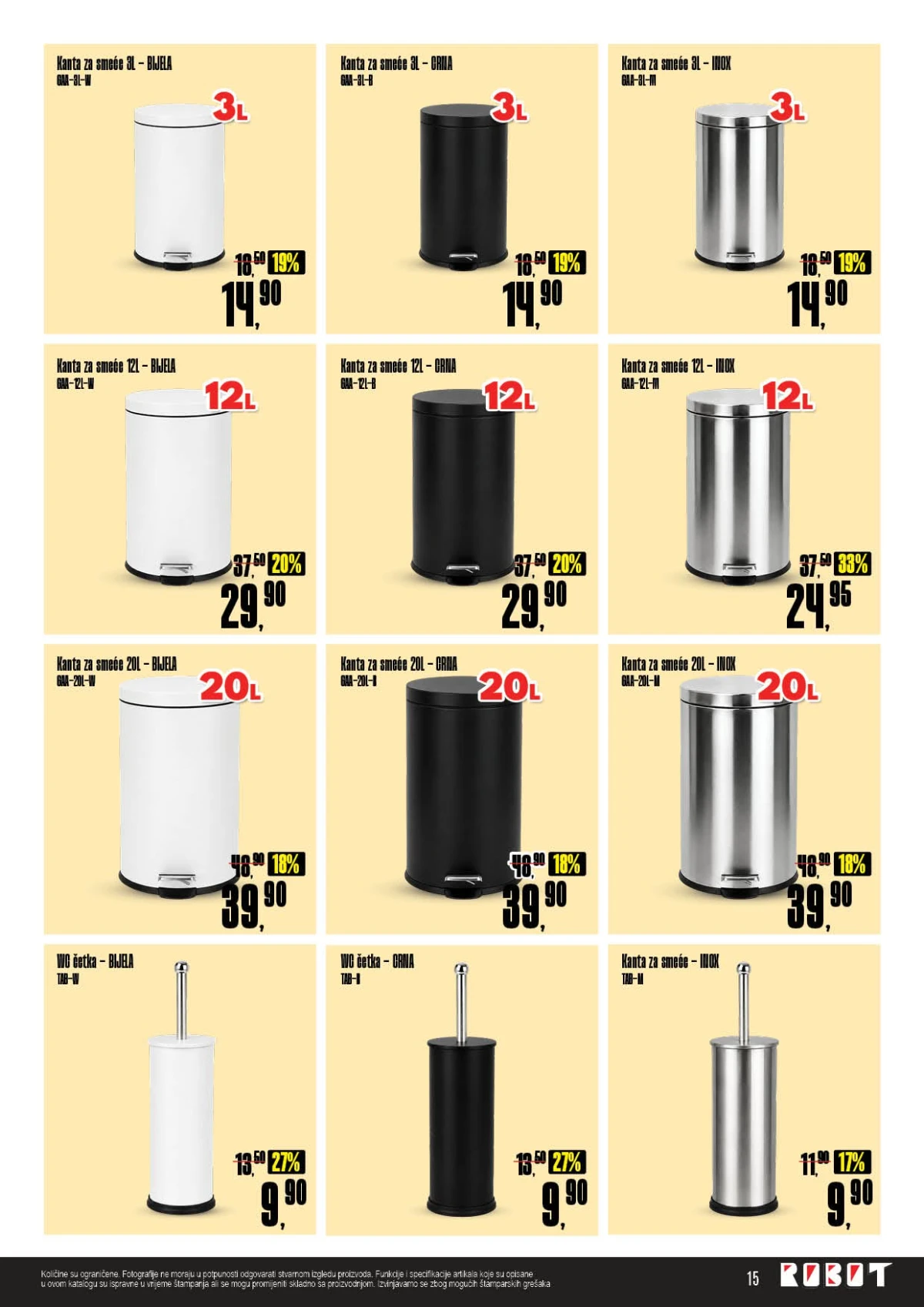 Robot katalog akcija strana 14 – važi od 20.7. do 9.8.2026.