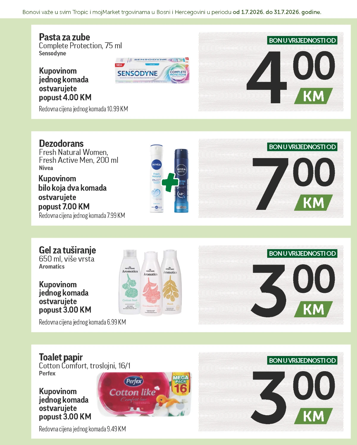 Tropic katalog akcija strana 10 – važi od 1.7. do 31.7.2026.