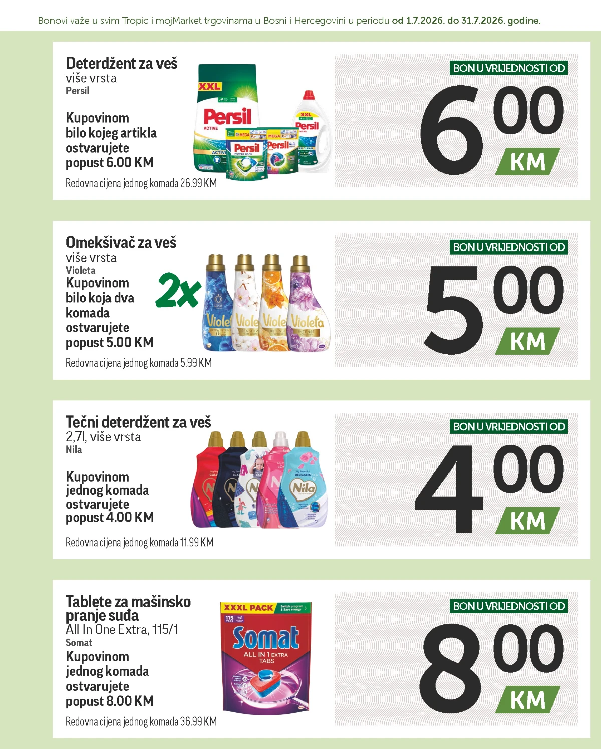 Tropic katalog akcija strana 11 – važi od 1.7. do 31.7.2026.