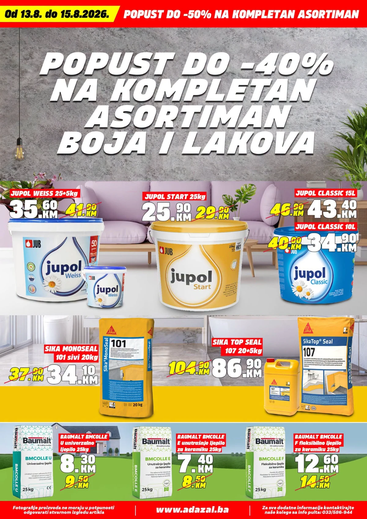 Adazal katalog akcija strana 10 – važi od 13.8. do 15.8.2026.