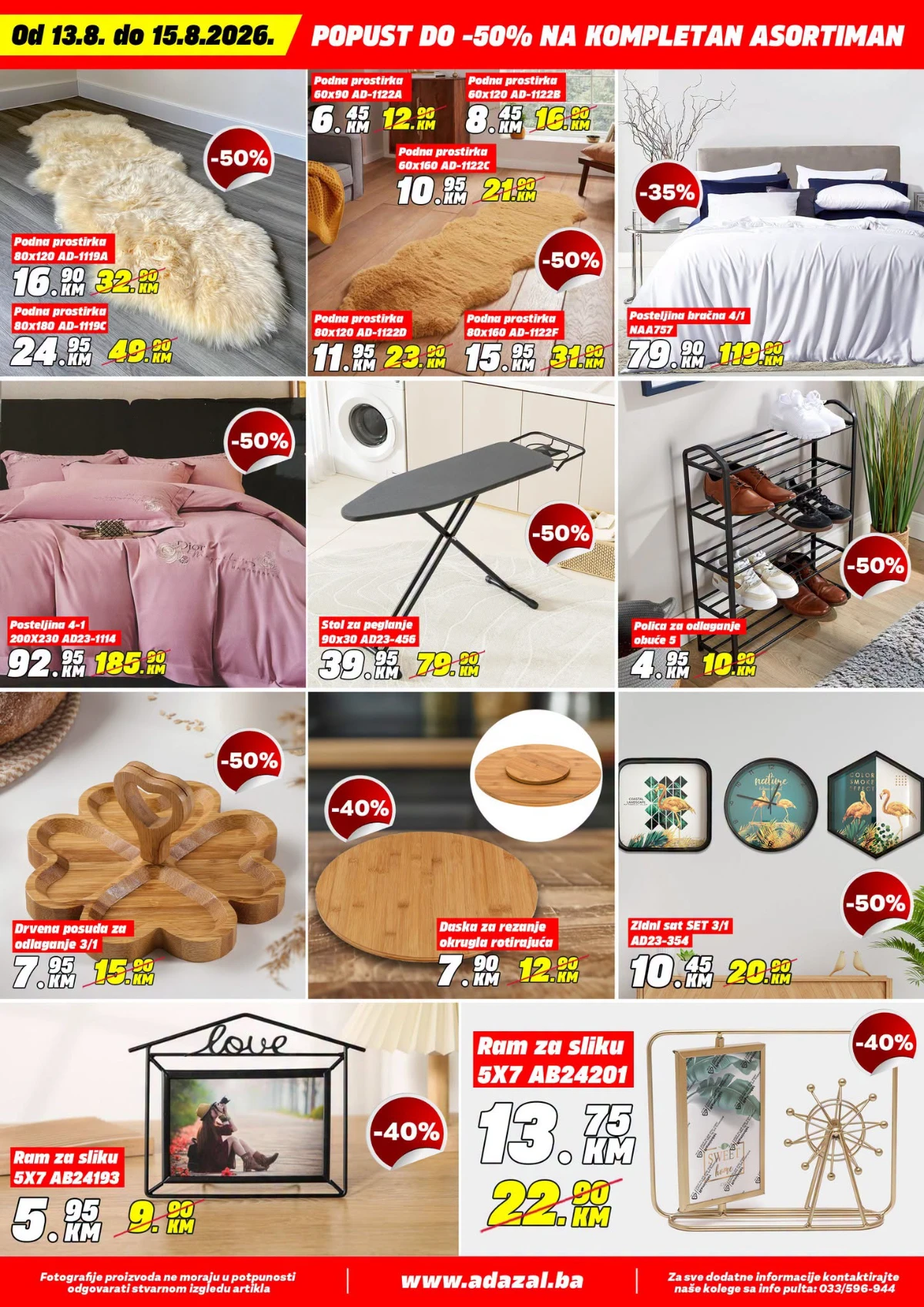 Adazal katalog akcija strana 12 – važi od 13.8. do 15.8.2026.