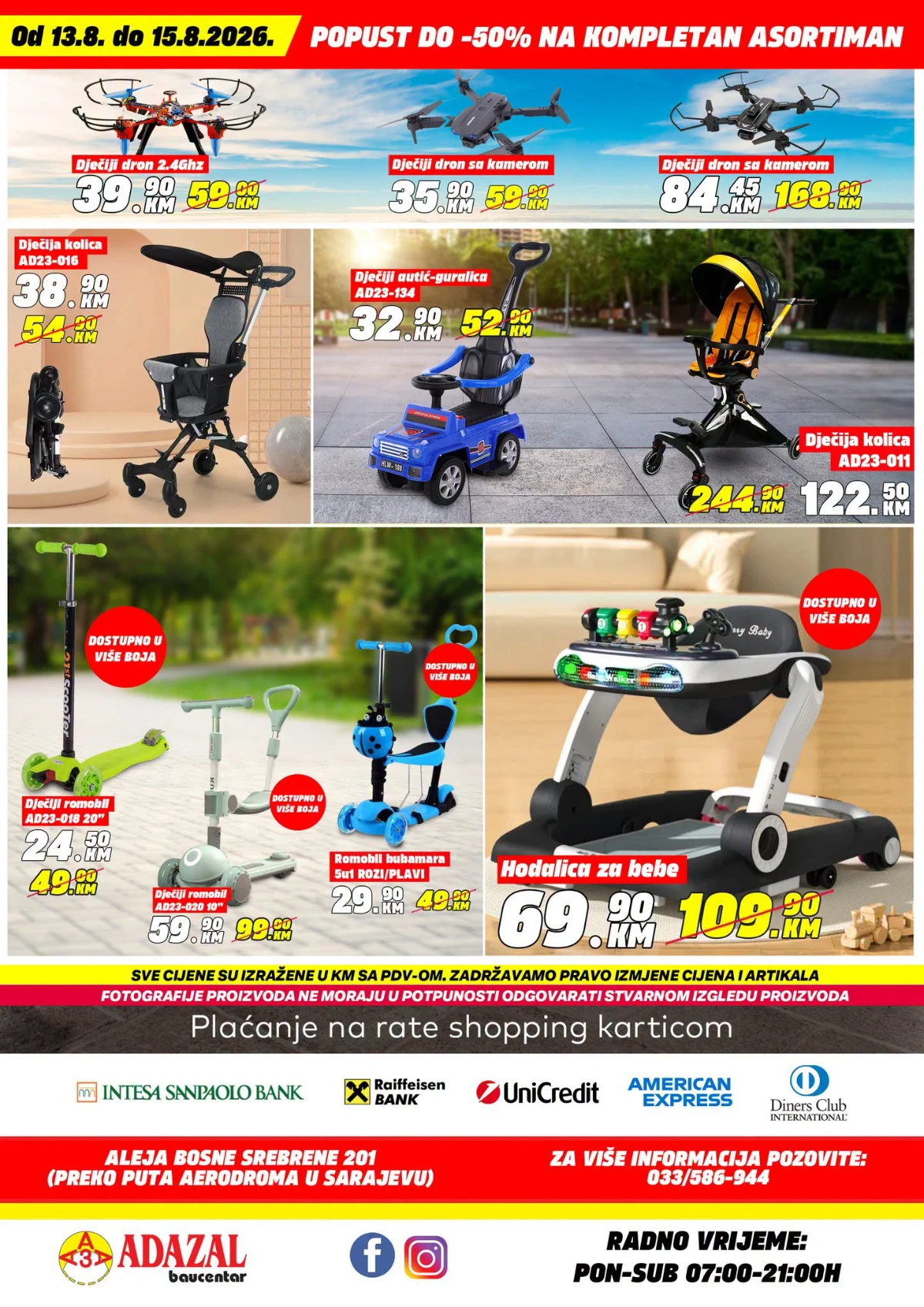 Adazal katalog akcija strana 14 – važi od 13.8. do 15.8.2026.