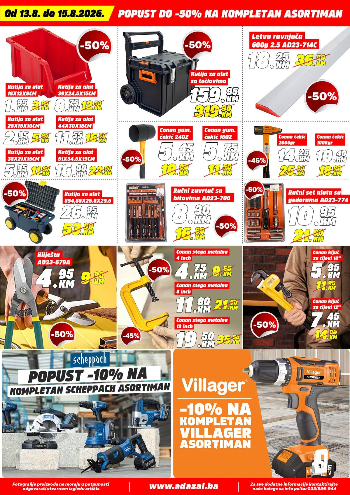 Adazal katalog akcija strana 3 – važi od 13.8. do 15.8.2026.