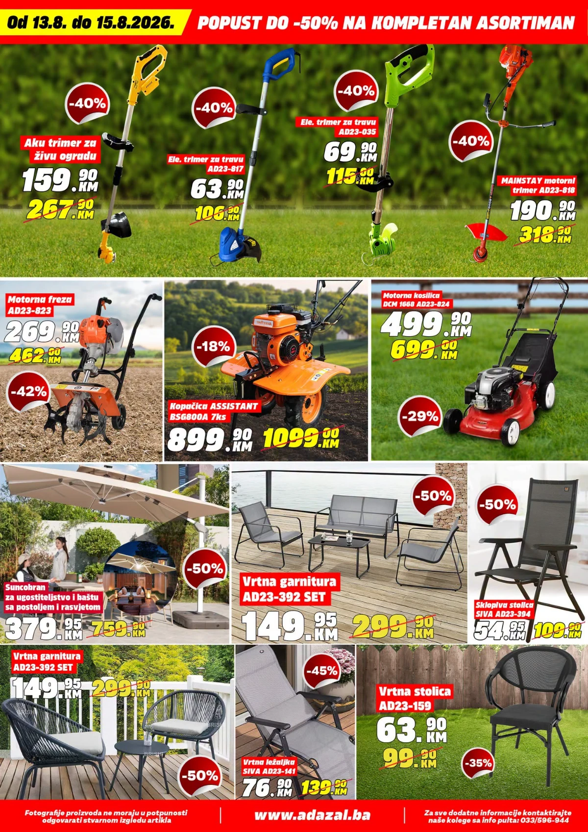 Adazal katalog akcija strana 4 – važi od 13.8. do 15.8.2026.