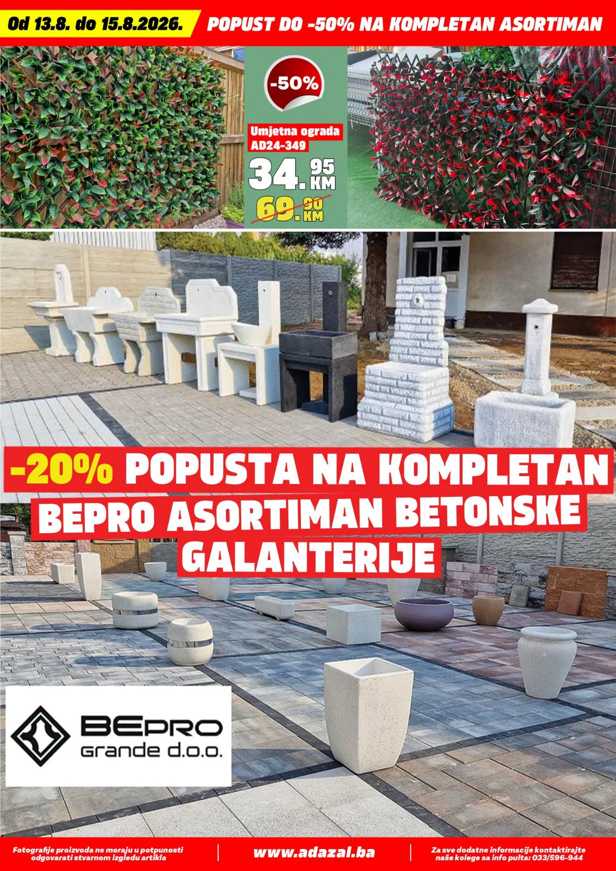 Adazal katalog akcija strana 5 – važi od 13.8. do 15.8.2026.
