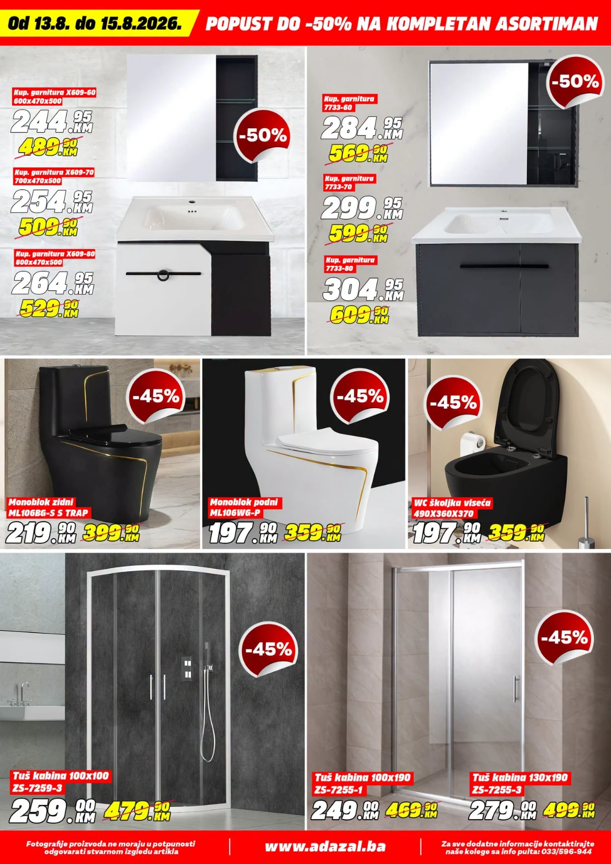 Adazal katalog akcija strana 6 – važi od 13.8. do 15.8.2026.