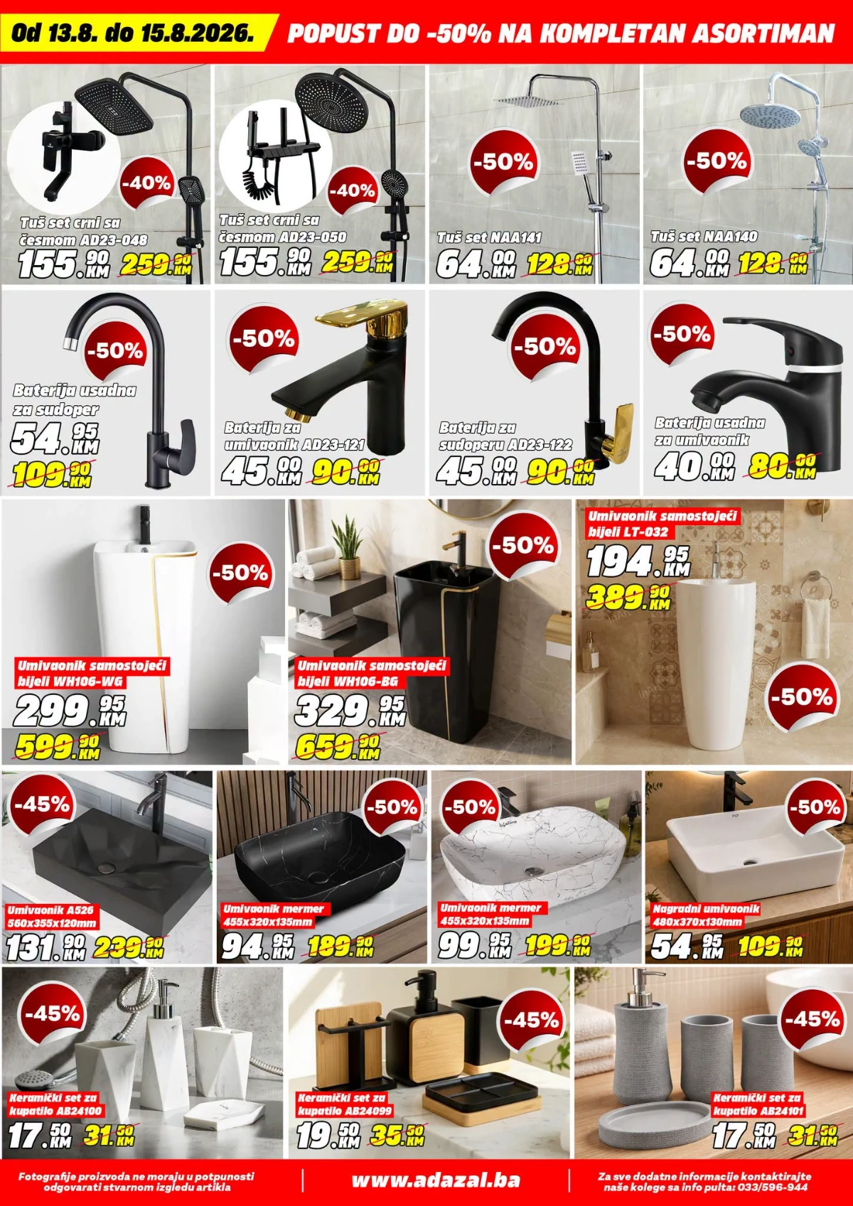 Adazal katalog akcija strana 7 – važi od 13.8. do 15.8.2026.