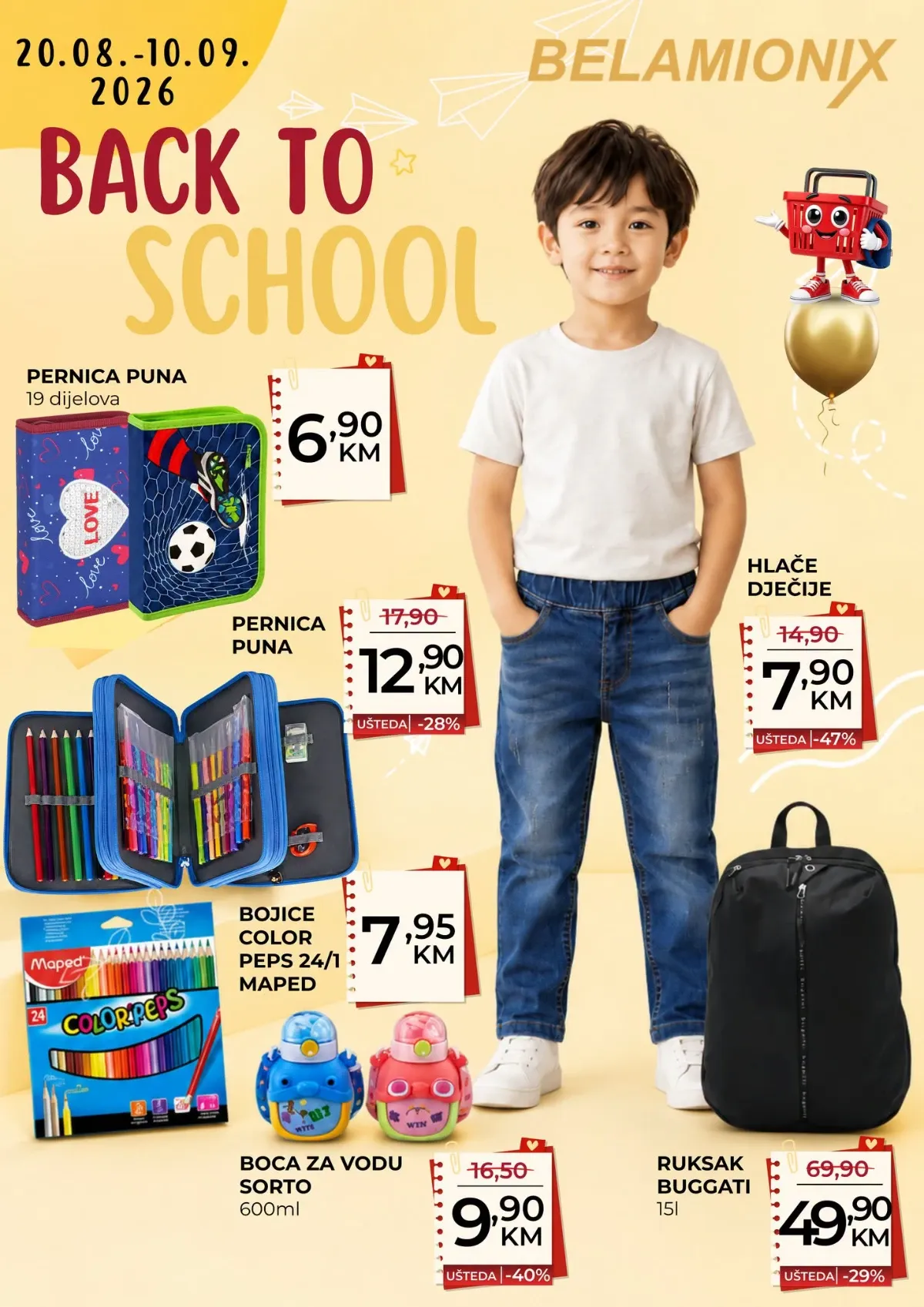 Belamionix katalog akcija strana 1 – važi od 20.8. do 10.9.2026.
