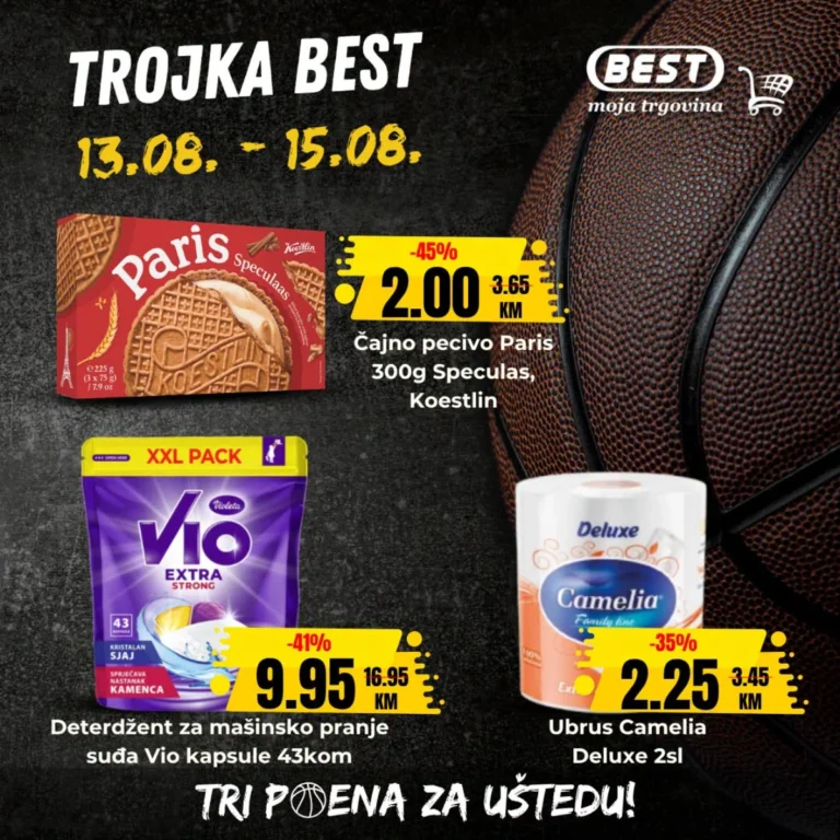 Best katalog akcija strana 1 – važi od 13.8. do 15.8.2026.