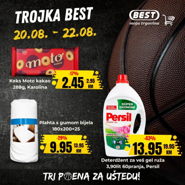 Best katalog akcija strana 1 – važi od 20.8. do 22.8.2026.
