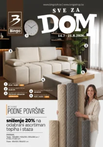 Bingo katalog akcija strana 1 – važi od 14.7. do 21.8.2026.