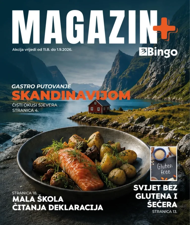 Bingo katalog akcija strana 1 – važi od 11.8. do 1.9.2026.