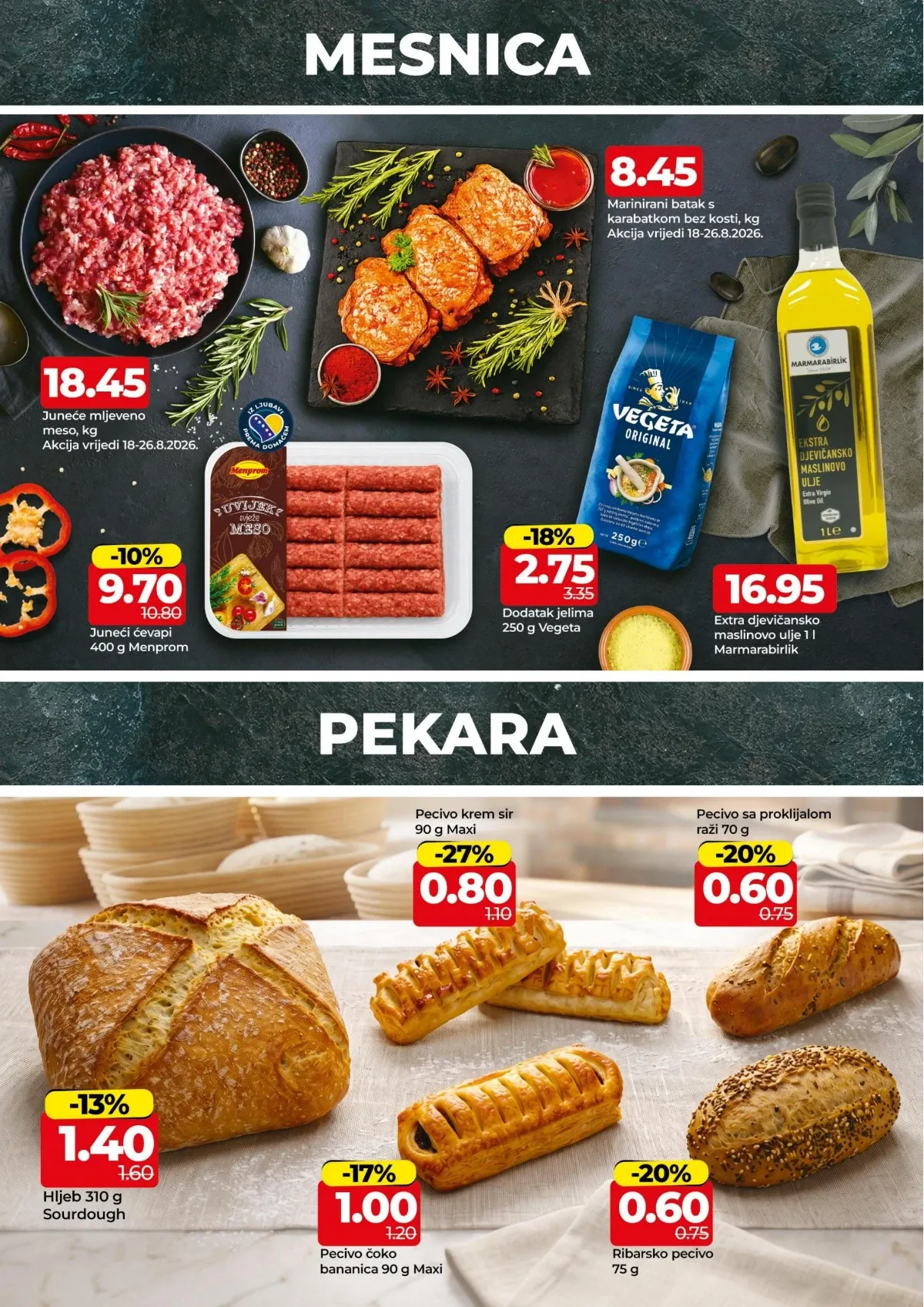 Bingo katalog akcija strana 2 – važi od 18.8. do 30.8.2026.