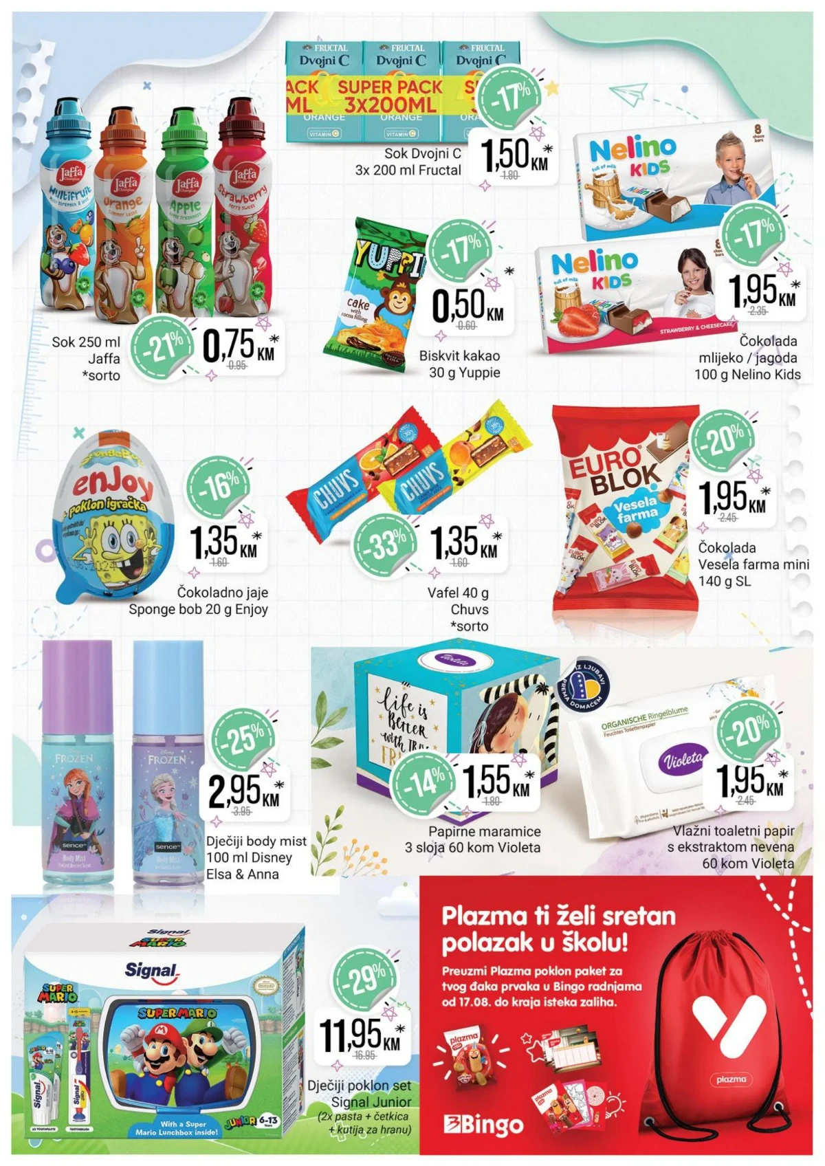 Bingo katalog akcija strana 23 – važi od 17.8. do 30.9.2026.
