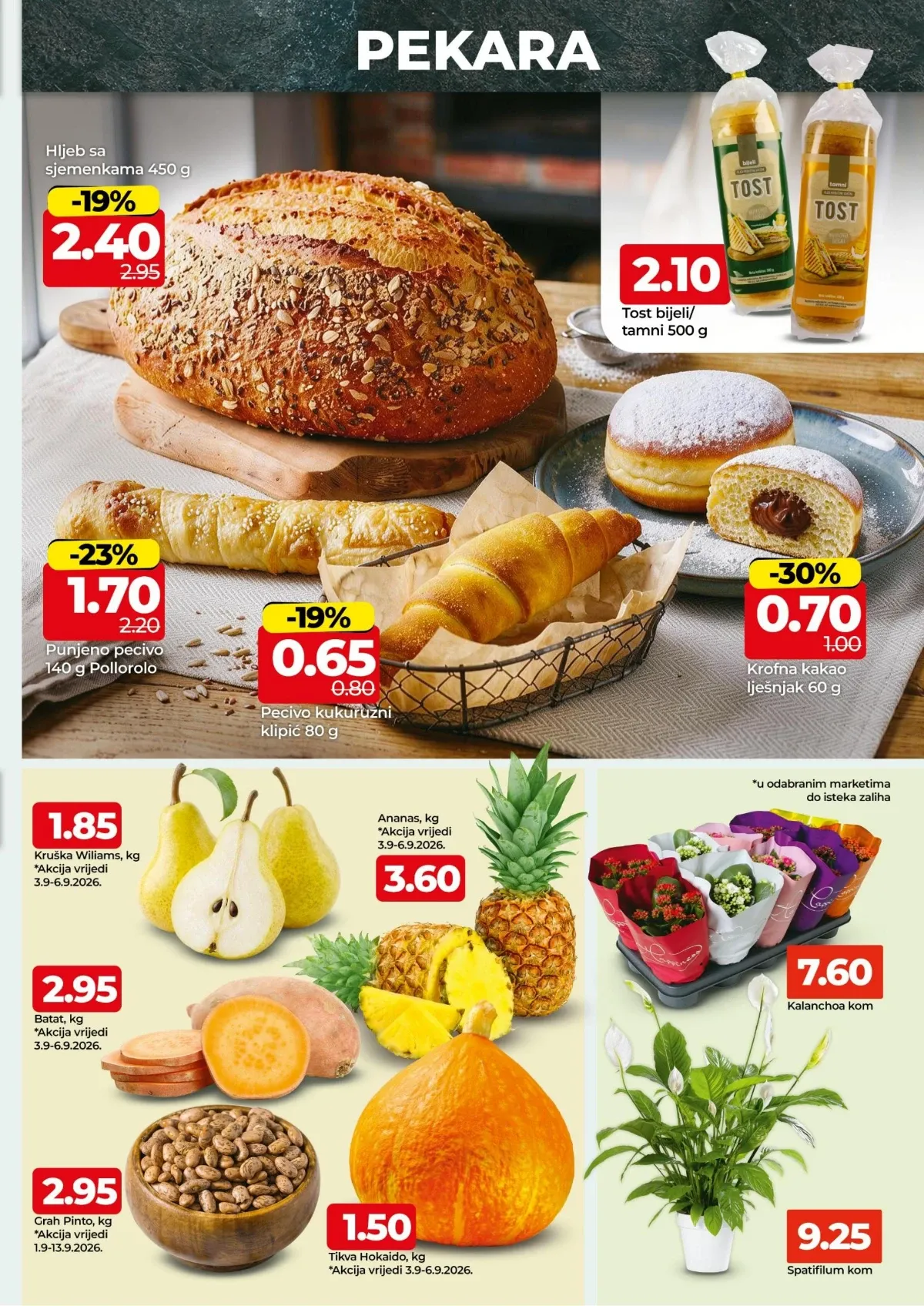 Bingo katalog akcija strana 3 – važi od 1.9. do 13.9.2026.