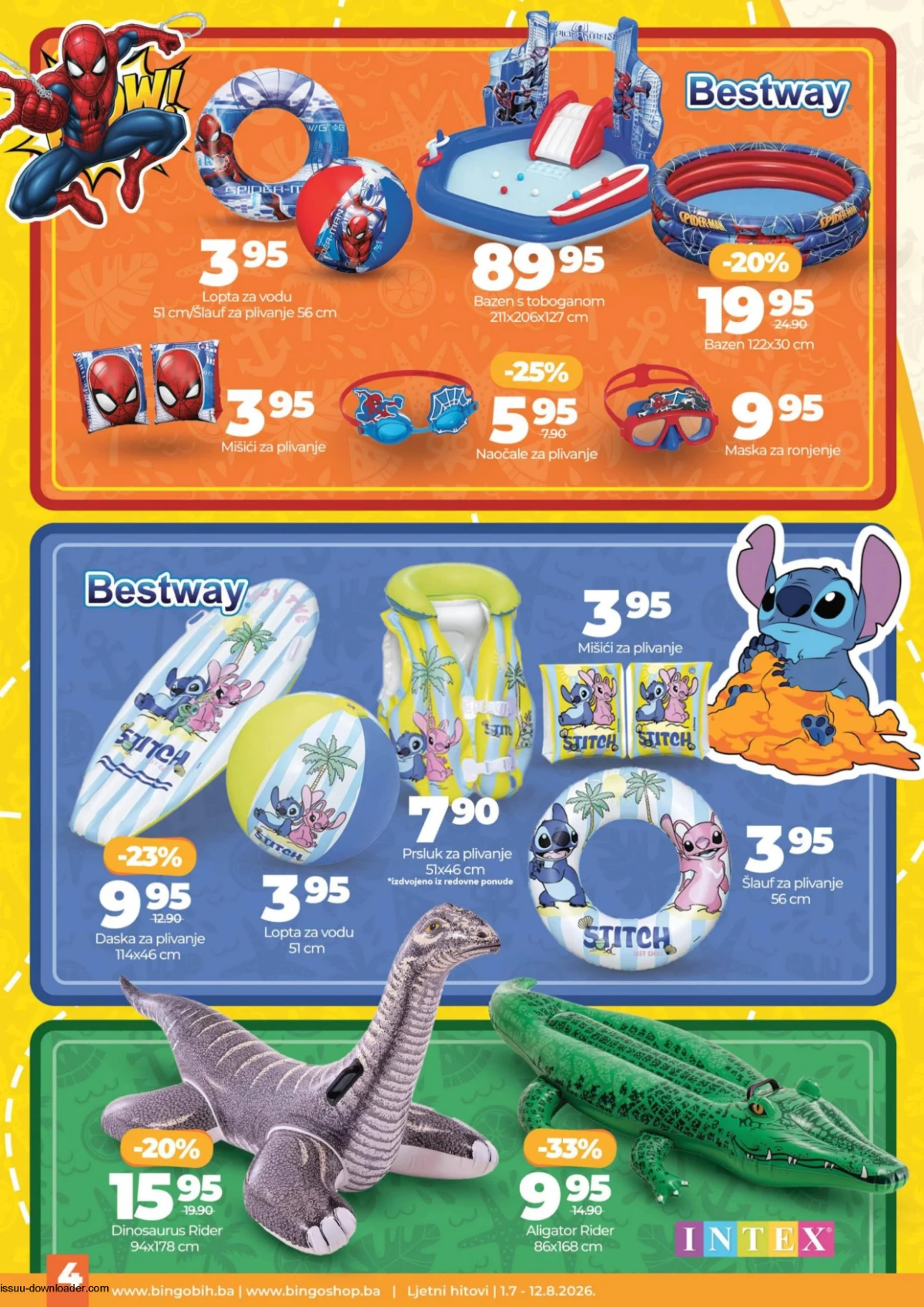 Bingo katalog akcija strana 4 – važi od 1.7. do 12.8.2026.
