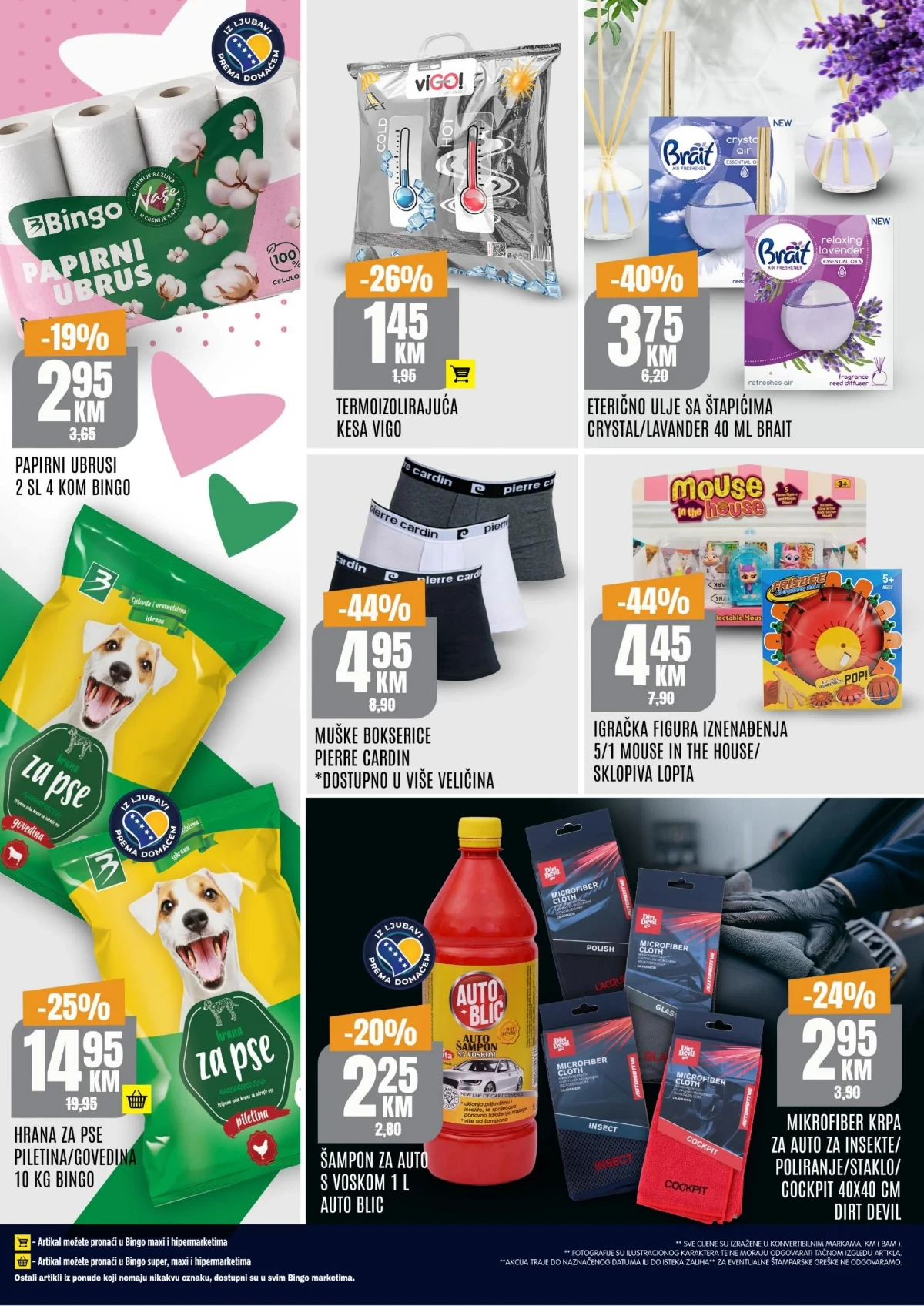 Bingo katalog akcija strana 8 – važi od 13.8. do 16.8.2026.