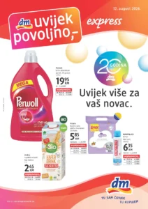 dm katalog akcija strana 1 – važi od 12.8. do 25.8.2026.
