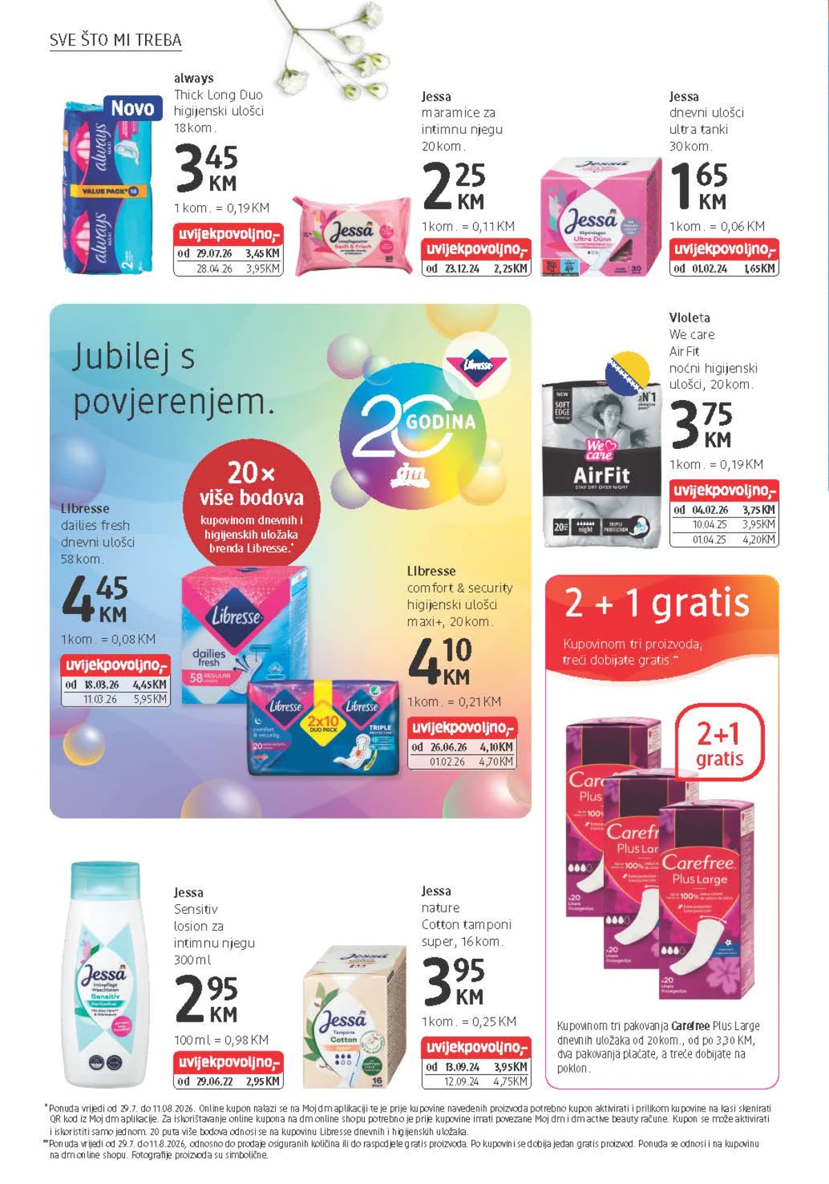 dm katalog akcija strana 10 – važi od 29.7. do 11.8.2026.