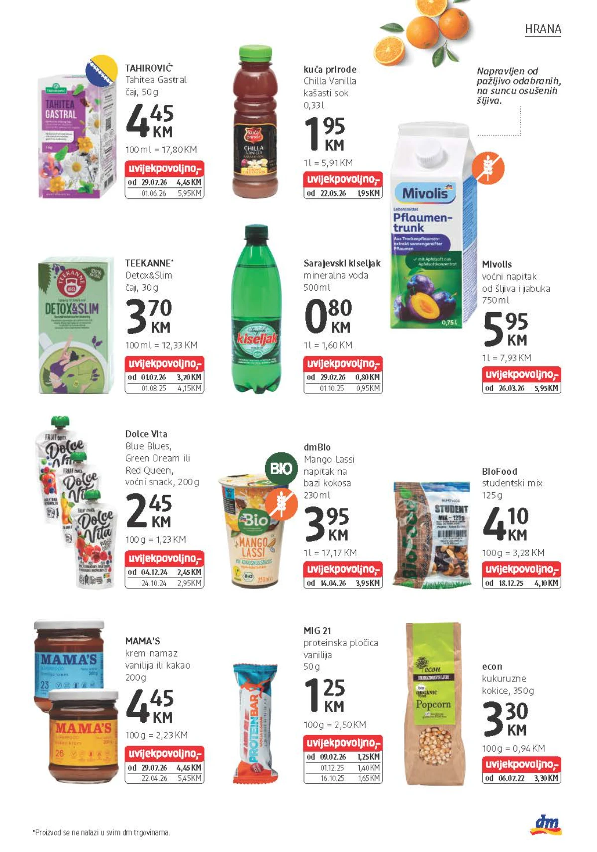 dm katalog akcija strana 21 – važi od 29.7. do 11.8.2026.