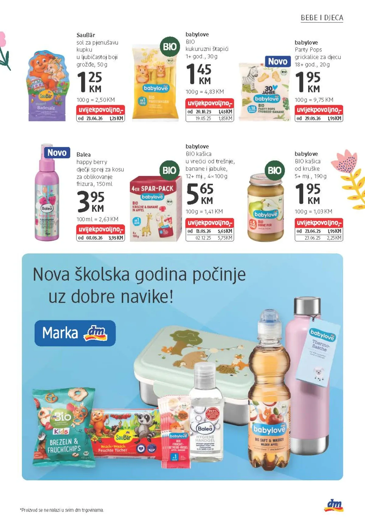 dm katalog akcija strana 21 – važi od 26.8. do 8.9.2026.