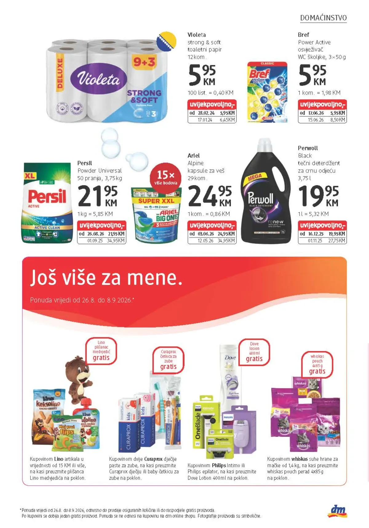 dm katalog akcija strana 23 – važi od 26.8. do 8.9.2026.