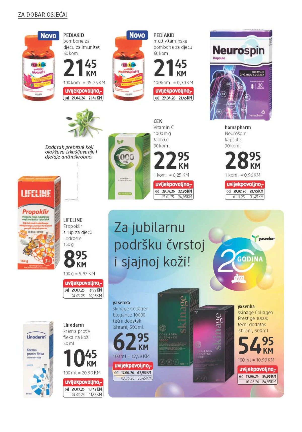 dm katalog akcija strana 28 – važi od 29.7. do 11.8.2026.