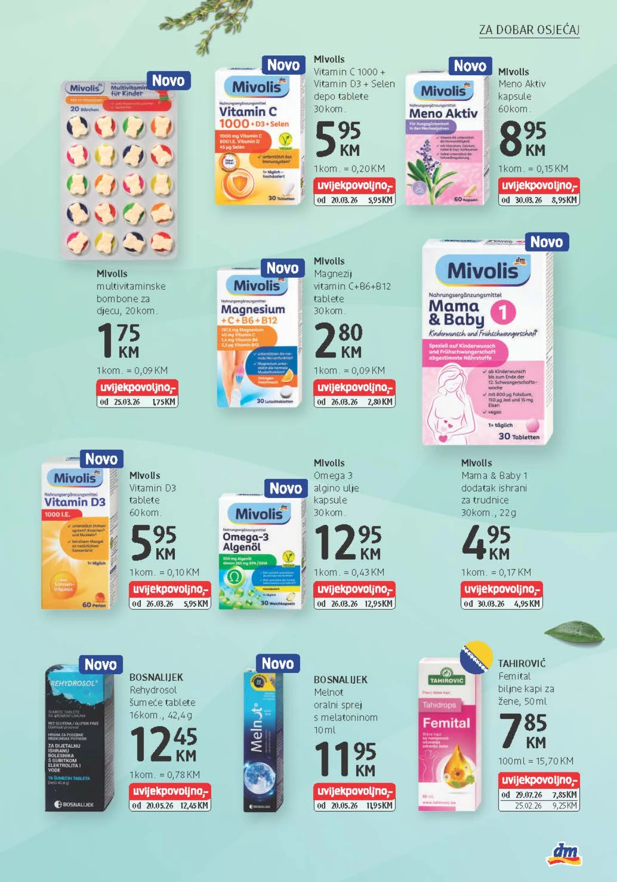 dm katalog akcija strana 29 – važi od 29.7. do 11.8.2026.
