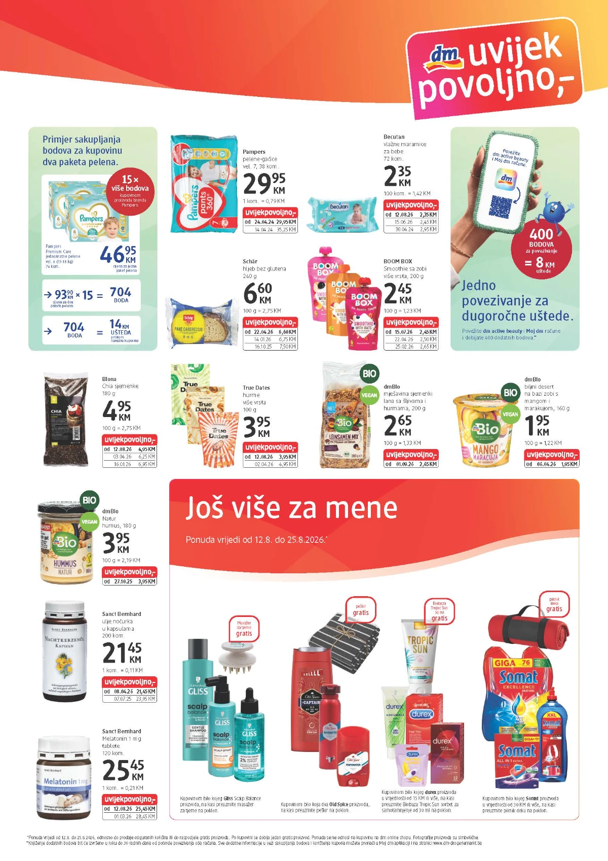 dm katalog akcija strana 3 – važi od 12.8. do 25.8.2026.