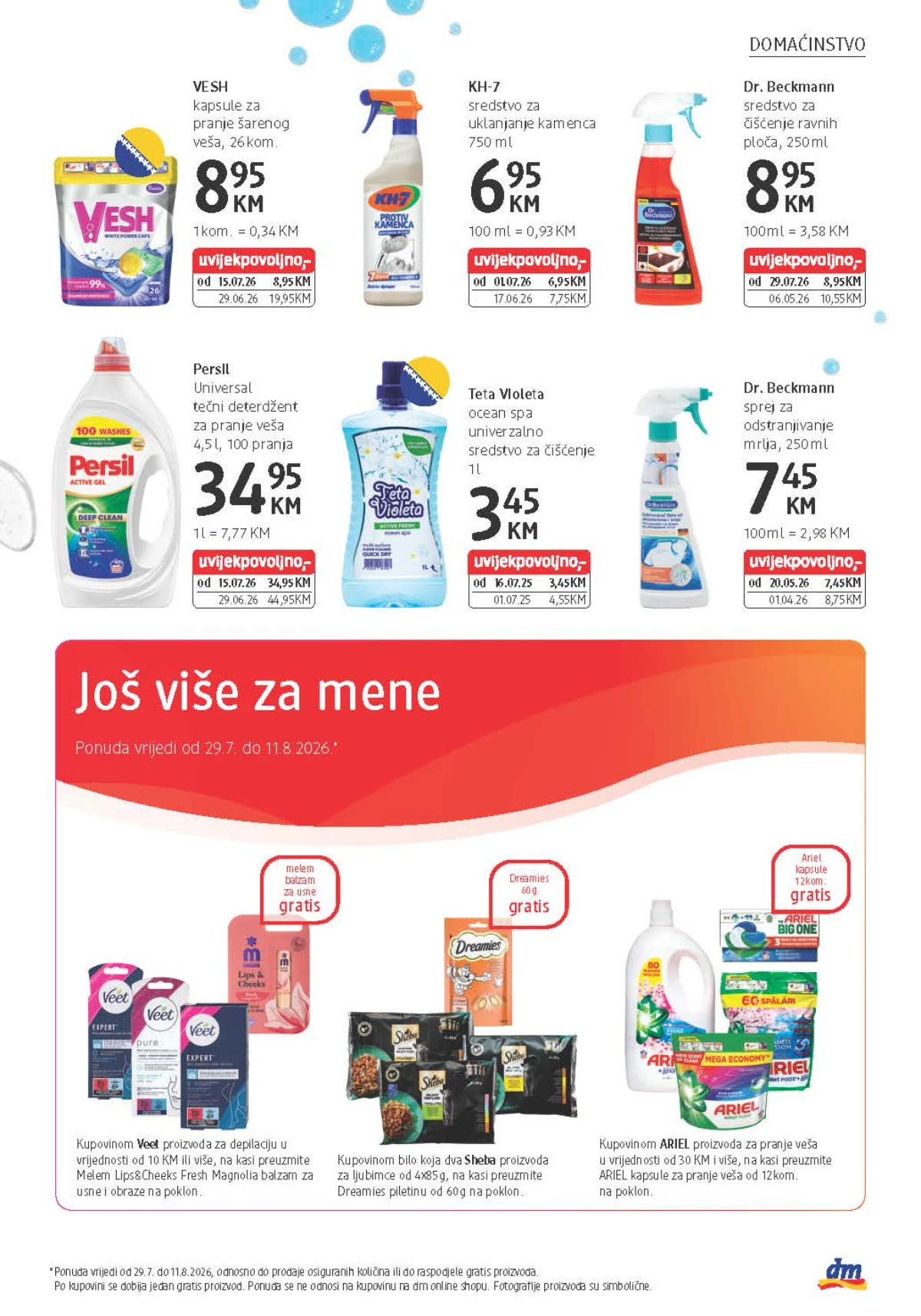 dm katalog akcija strana 31 – važi od 29.7. do 11.8.2026.