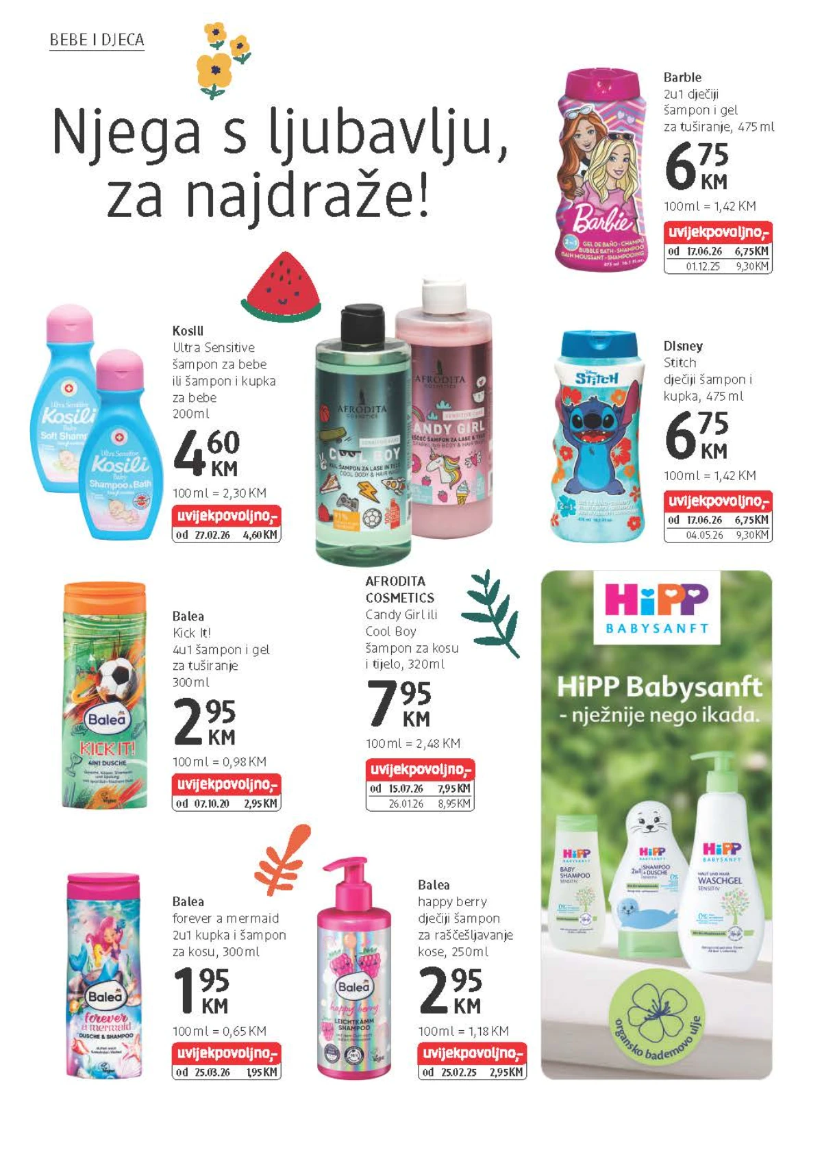dm katalog akcija strana 4 – važi od 29.7. do 11.8.2026.